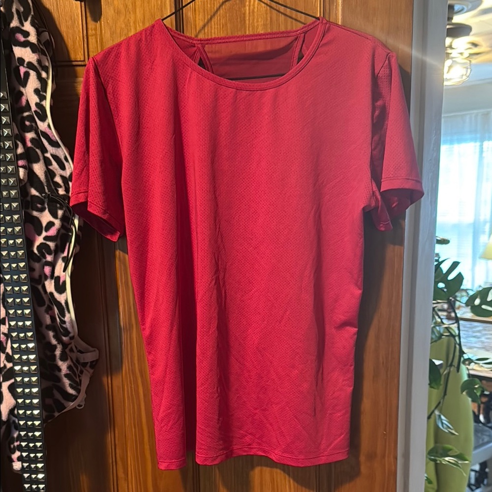 SHEIN Pink Relaxed Short Sleeve T-Shirt
